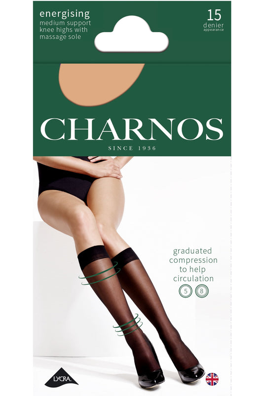 Medium Energising 15 Denier Support Knee Highs CFXP