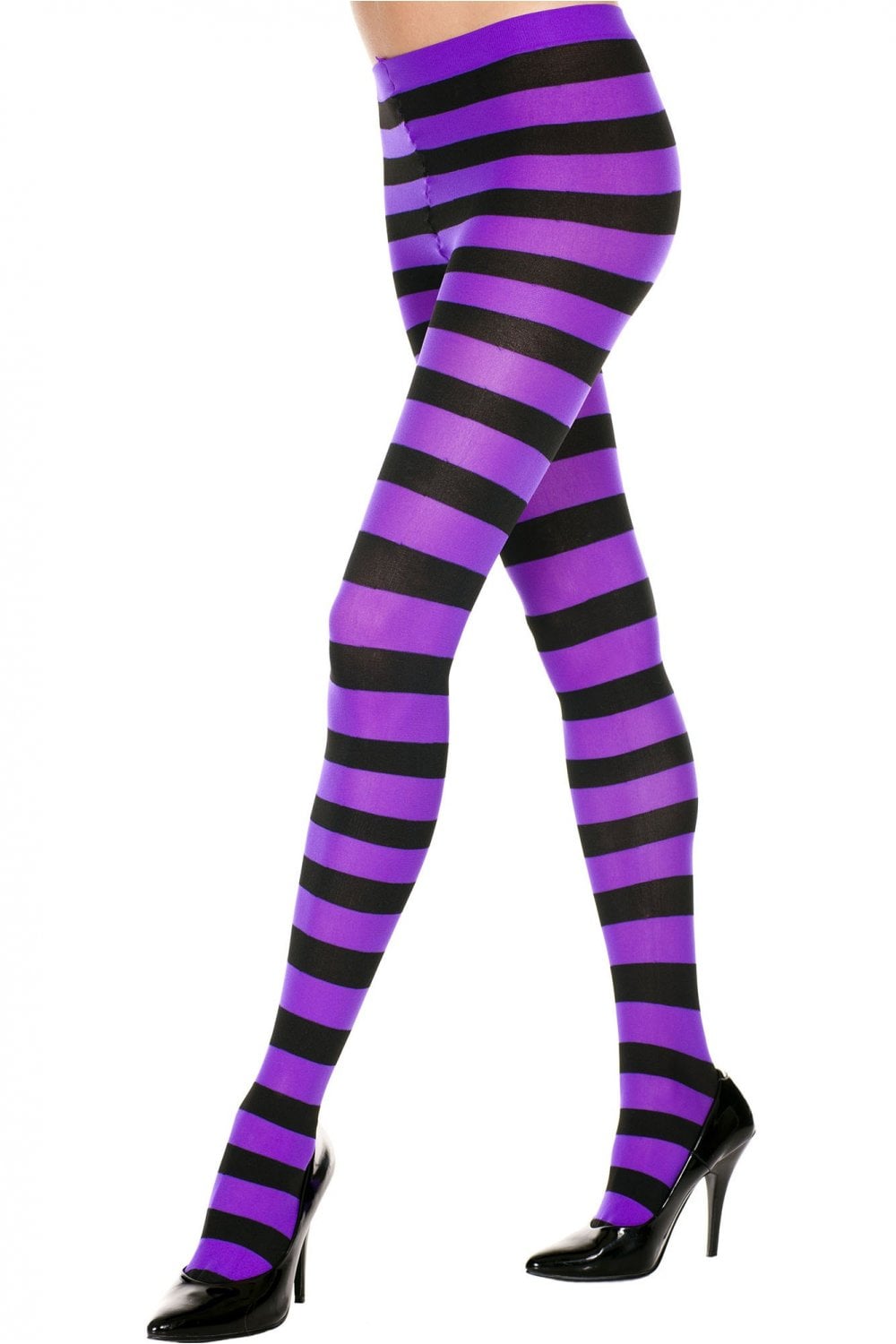 Striped Opaque Tights 7419