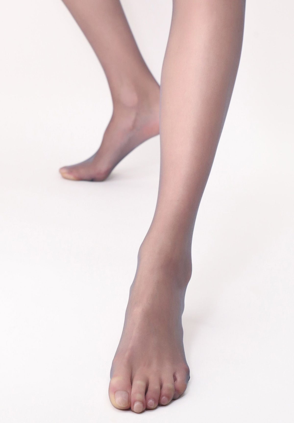 Ultra-sheer Tights 0 denier effect with V-SLIM effect - Blue Grey