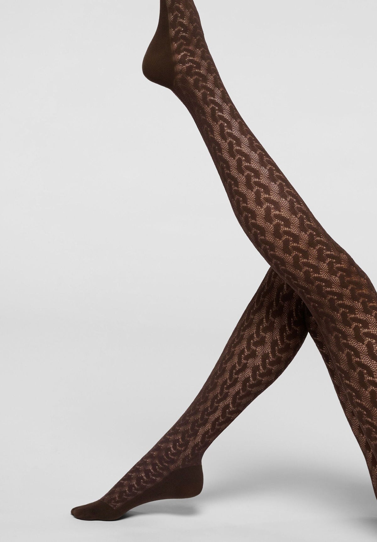 Bio-Derived Sneakers Tights Wave - Chocolate 3