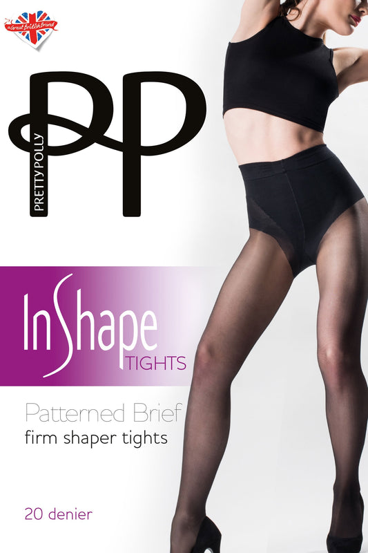Patterned Brief Firm Shaper Tights AVT1