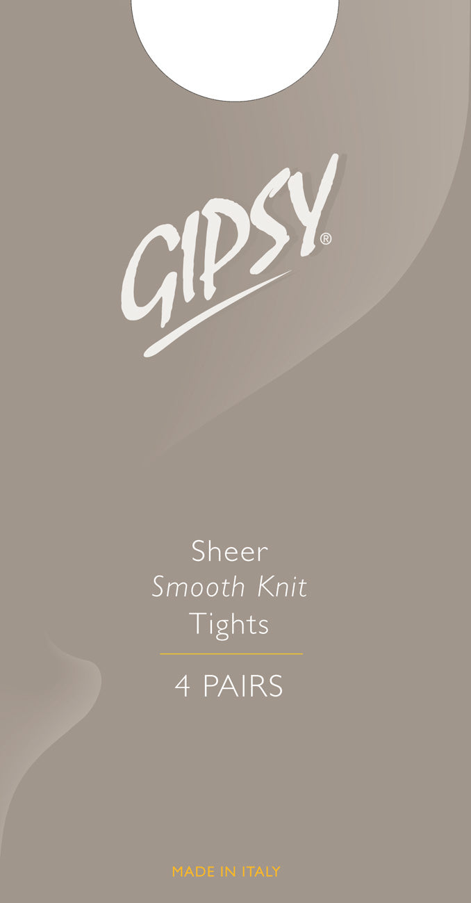 Sheer Smooth Knit Tights (4 Pair Pack) 1000