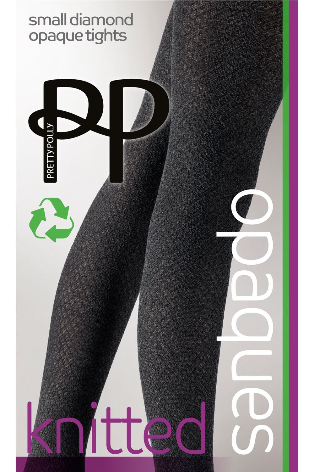 Pretty Polly Small Diamond Opaque Tights AXX3