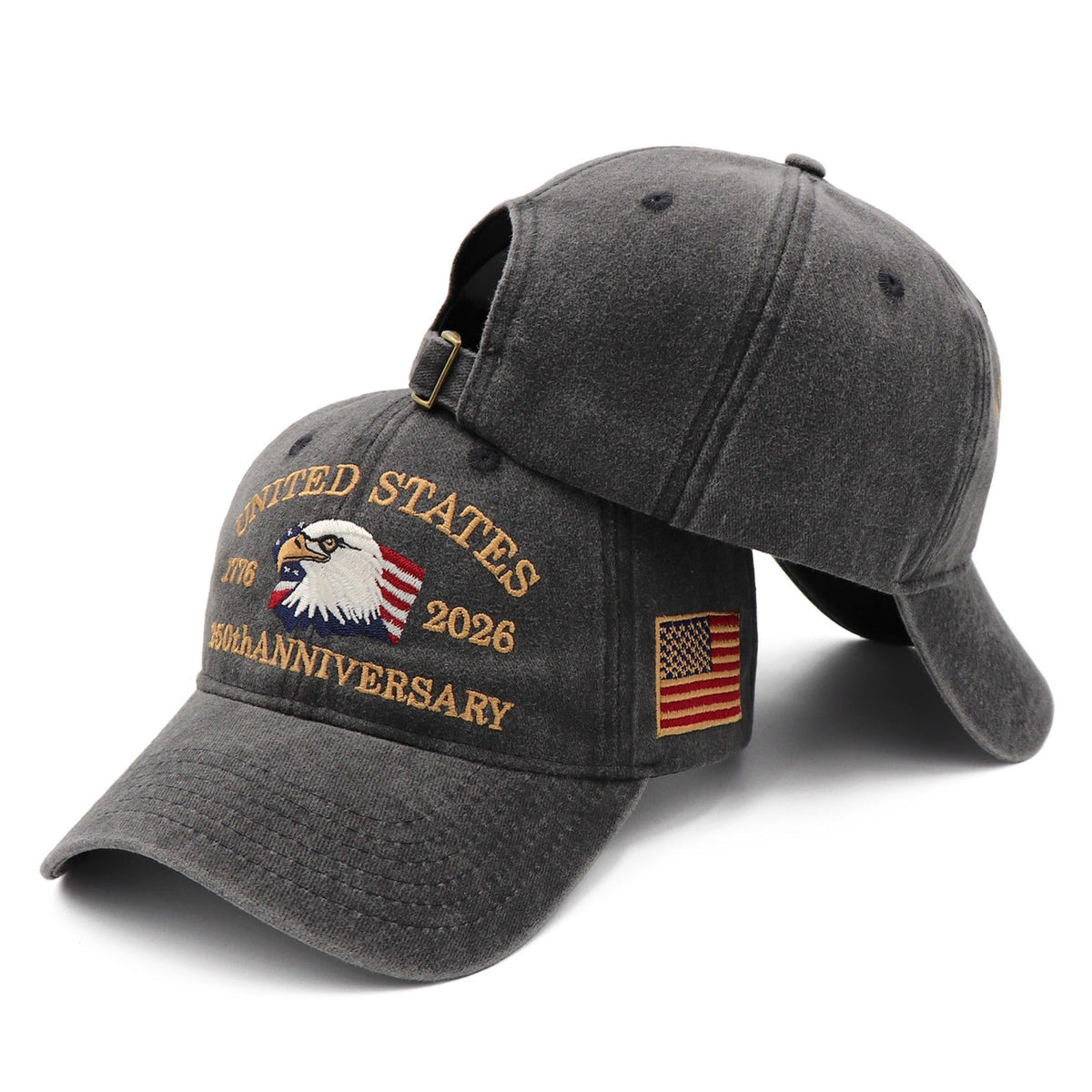 Exclusive USA 250th Anniversary Eagle Cap (1776–2026) — Embroidered