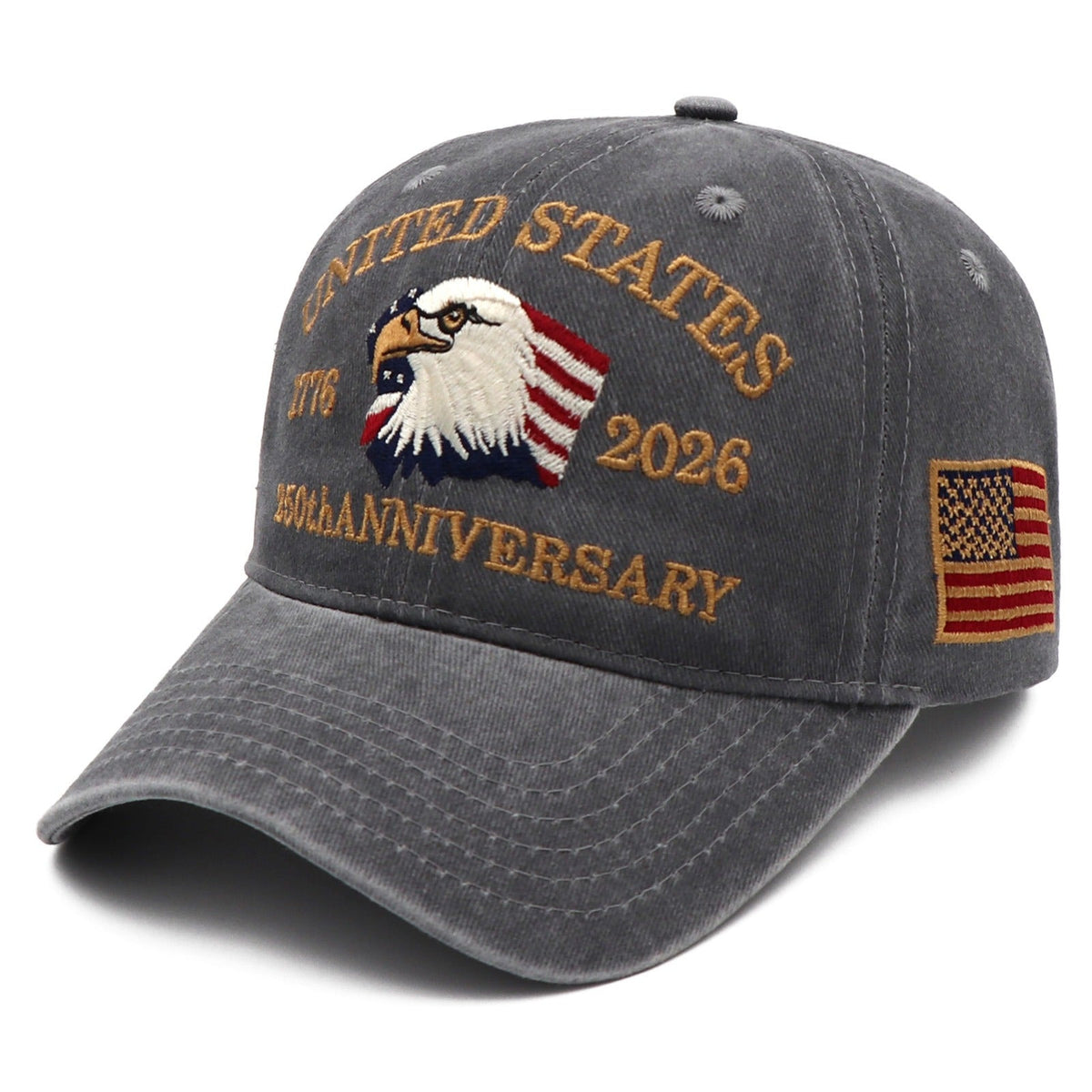 Exclusive USA 250th Anniversary Eagle Cap (1776–2026) — Embroidered