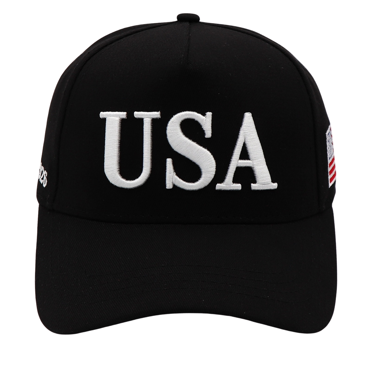 BLACK USA 250th Anniversary Hat (1776–2026) — Black Embroidered Cap