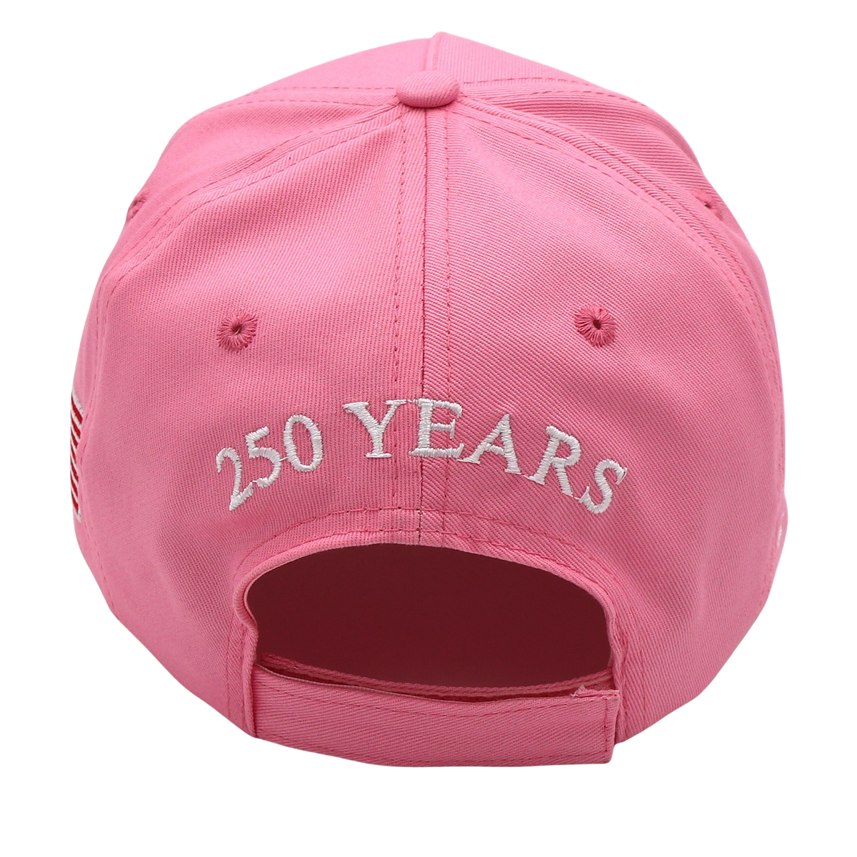 PINK USA 250th Anniversary Hat (1776–2026) — Pink Embroidered Cap