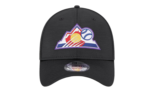 39THIRTY Colorado Rockies 2023 Clubhouse Flex Fit Hat "Black / Grey - Under Brim" NE854