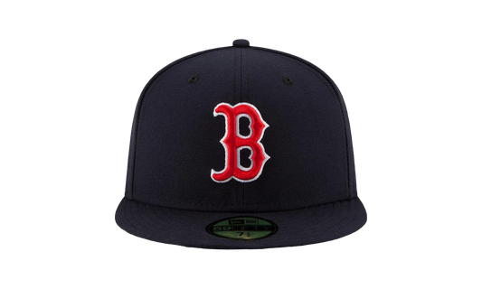 59FIFTY Boston Red Sox On-Field Fitted Hat "Navy / Black - Brim" NE936