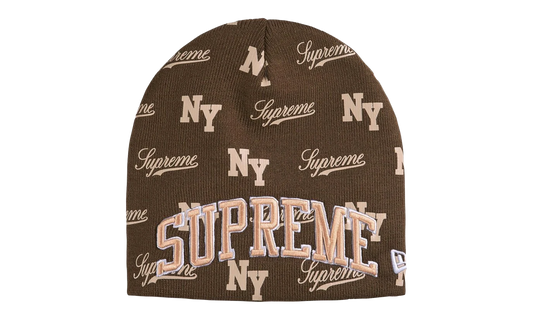 New Era Monogram Beanie "SS26 - Brown" SU27859