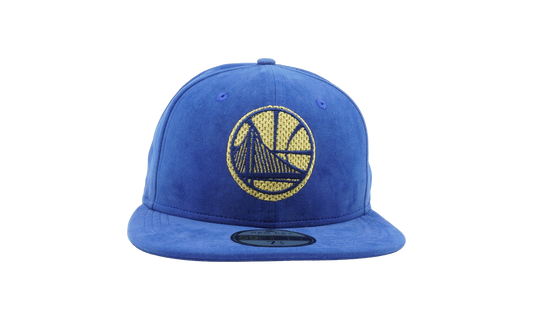 59FIFTY Golden State Warriors Vivid Velvet Suede Fitted Hat "Blue" NE678