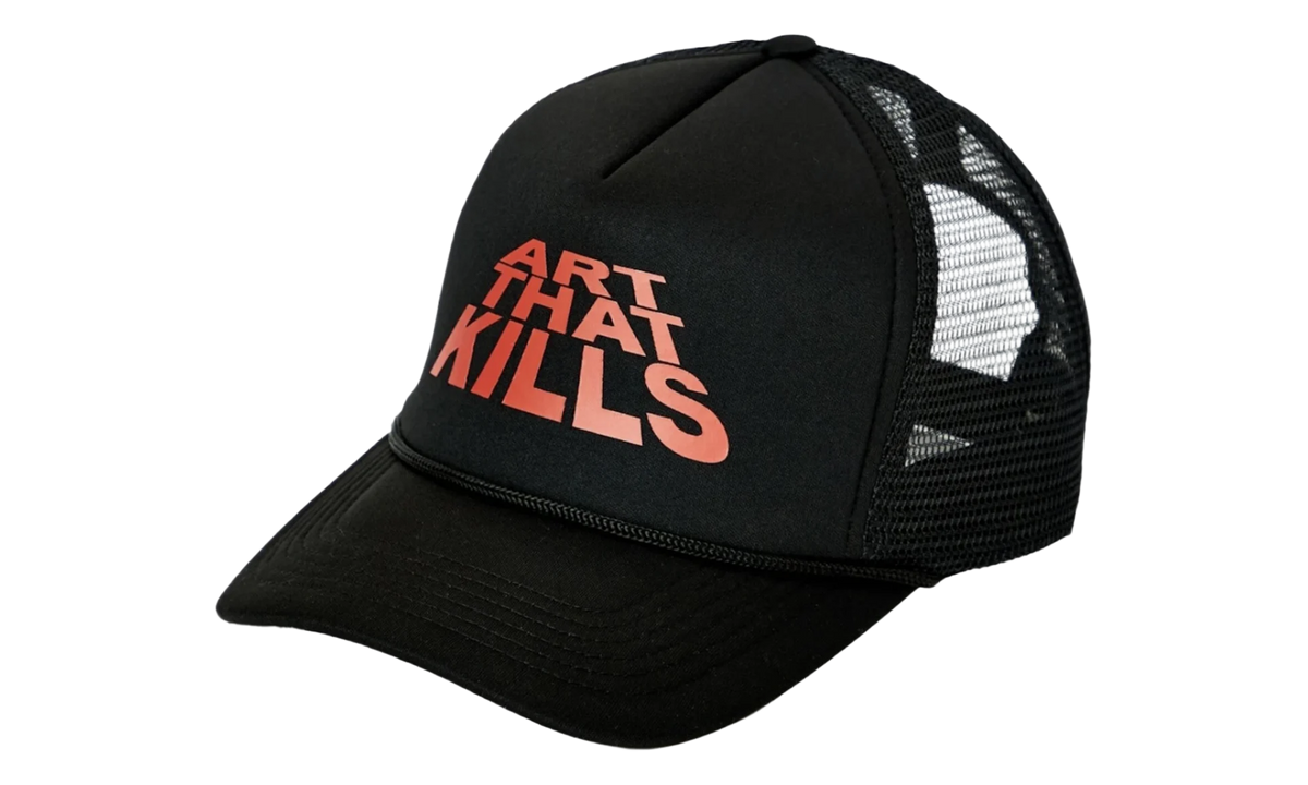 ATK Stack Logo Trucker Hat "Black / Red" GD182