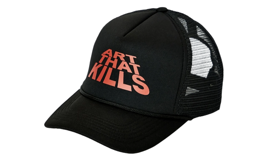 ATK Stack Logo Trucker Hat "Black / Red" GD182
