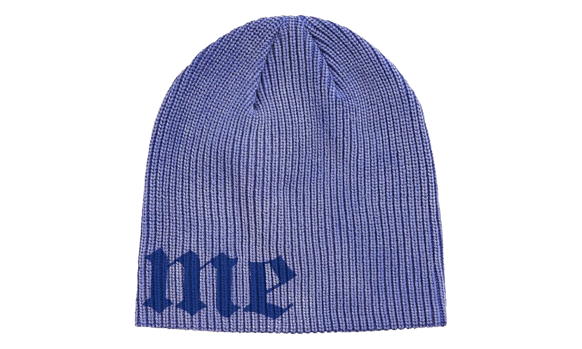 Old English Printed Beanie "SS26 - Blue" SU27865