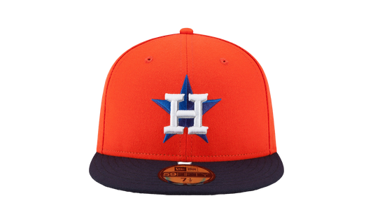 59FIFTY Houston Astros 2017 AC Perf Alt Fitted Hat "Dark Orange / Navy / Black - Under Brim" NE972
