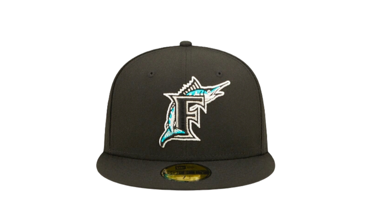 59Fifty MLB Florida Marlins Pop Sweat Fitted Hat "Black" 60243518