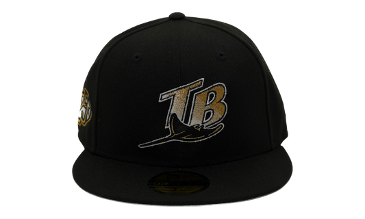 5950 Tampa Bay Rays Fitted Hat "25 Seasons" "Metallic Gold - FRSH Exclusive" NE1215
