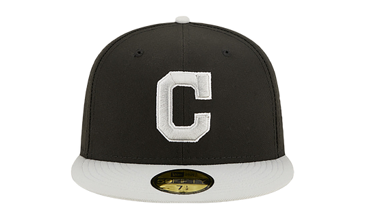 59FIFTY Cleveland Guardians Authentic Fitted Hat "Black / Grey - Visor" NE794