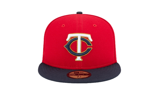 59FIFTY Minnesota Twins Authentic On-Field Fitted Hat "Red / Black - Brim" NE935