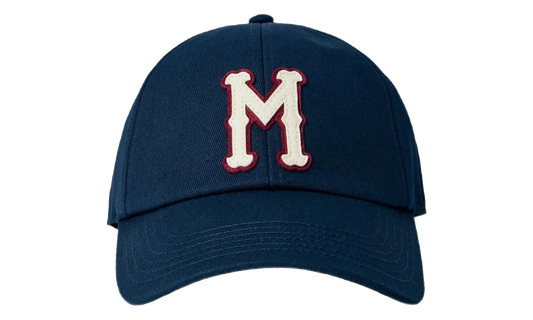 Cotton Gabardine Baseball Cap "Navy Blue" MON93