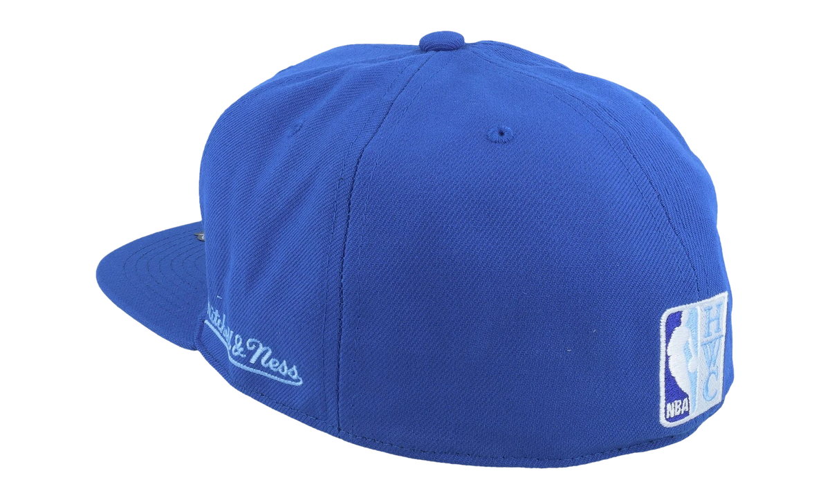 NBA Hardwood Classics Logo History Fitted Cap "Los Angeles Lakers - Blue" HHSF5150 LALYYPPPBLUE