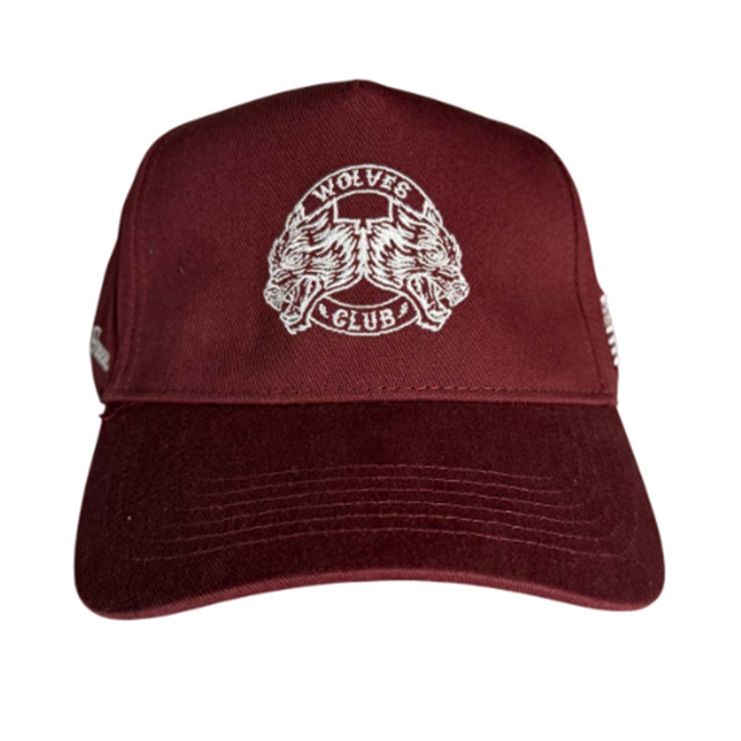 Darcsport Original Wolves Club 5 Panel Hat Ox Blood