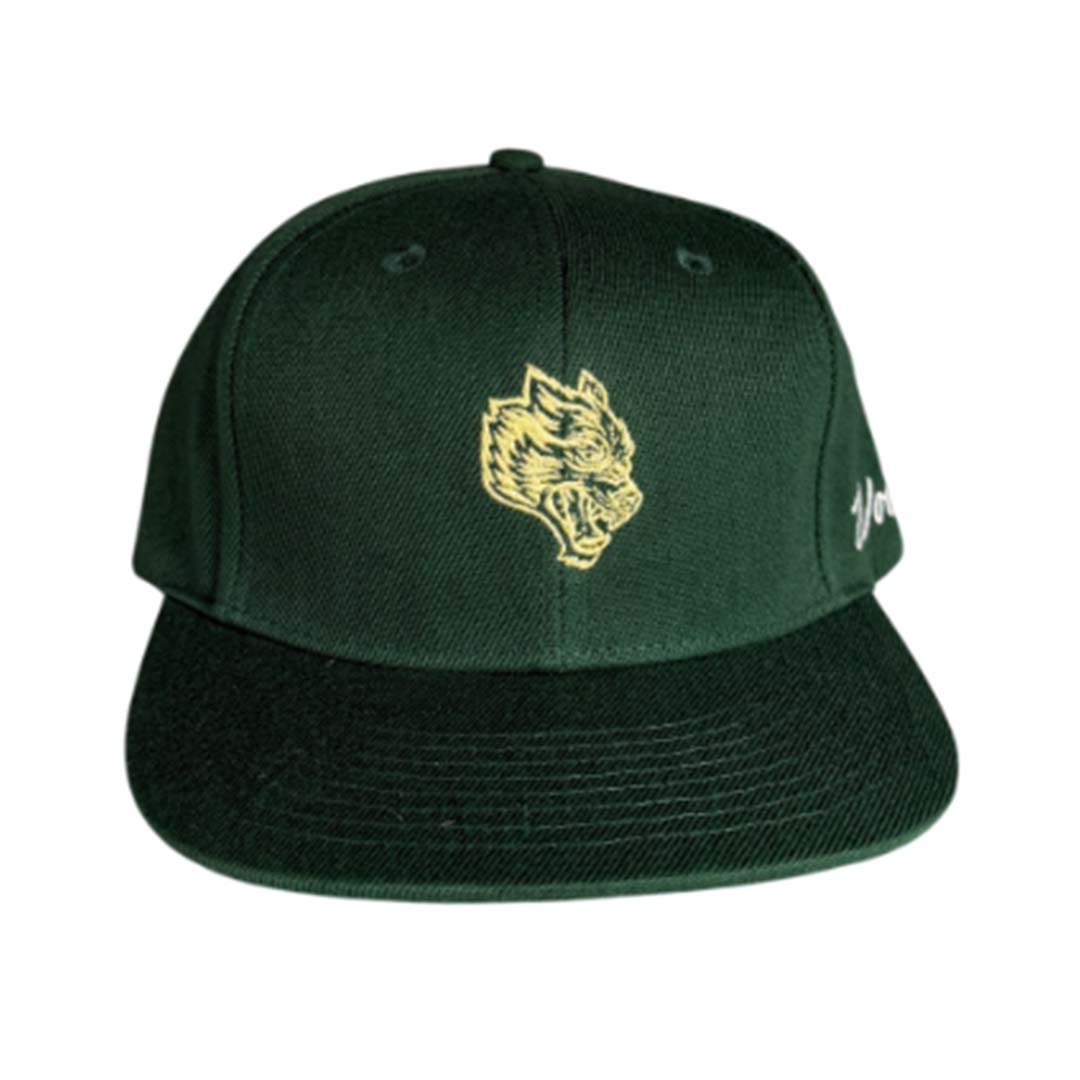 Darcsport Wolf Head Fitted Hat Forest Green