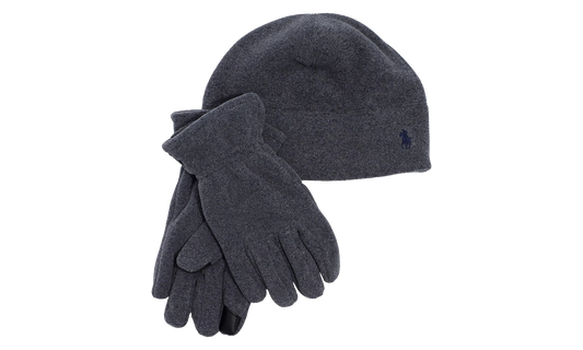 Gloves & Beanie Fleece Gift Set "Charcoal" PC0674 003