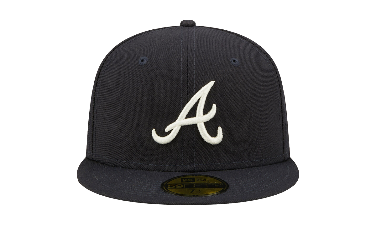 59FIFTY Atlanta Braves 1995 World Series Citrus Pop Fitted Hat "Black / Green - Under Brim" NE836