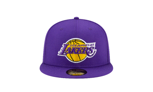 59Fifty NBA Los Angeles Lakers Icy Side Patch Fitted Hat "Purple" 60180898