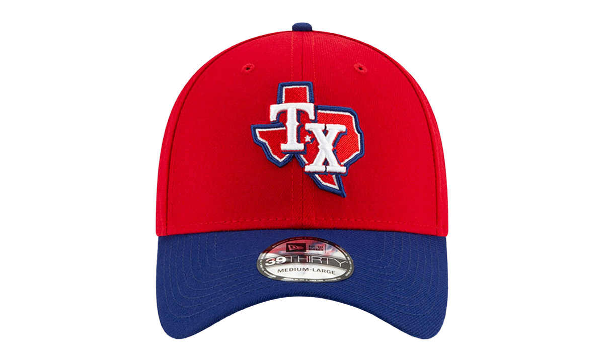39THIRTY Texas Rangers 2020 Alt3 Team Classic Flex Fit Hat "Red / Blue - Visor" NE743