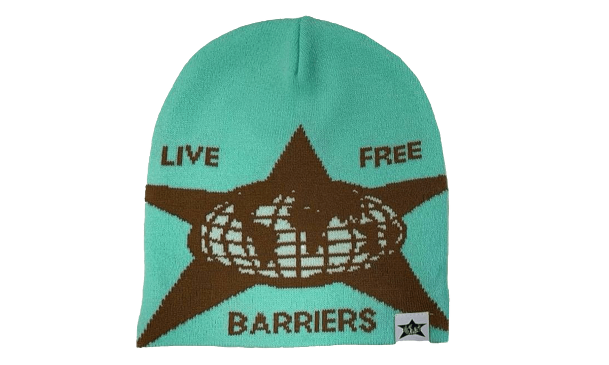 Live Free Beanie "Teal" BAR07