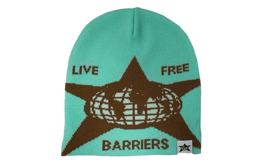 Live Free Beanie "Teal" BAR07