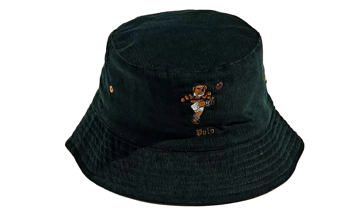 Kicker Bear Bucket Hat "Green / Gold" PT0015 354