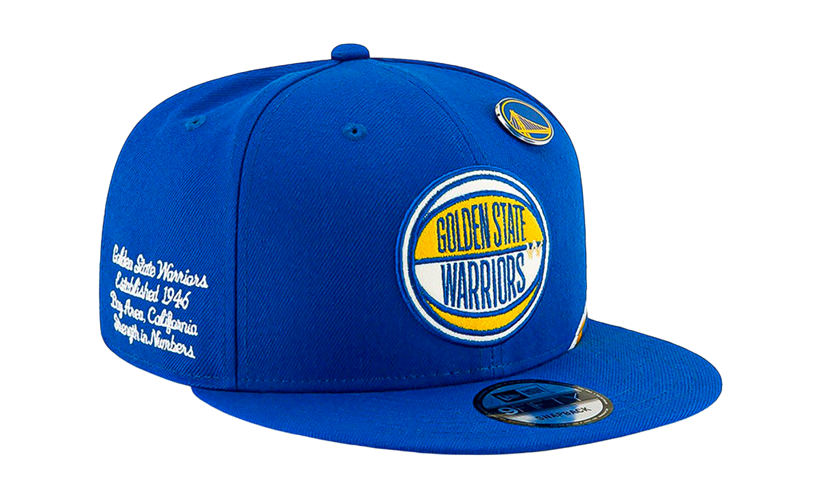 9FIFTY Golden State Warriors NBA 2019 Draft "Snapback Hat - Blue" 12041665