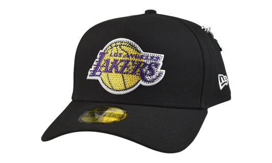 59FORTY NBA26 Draft Los Angeles Lakers Rhinestones Fitted Hat "Black" 60861381