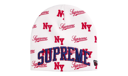 New Era Monogram Beanie "SS26 - White" SU27858
