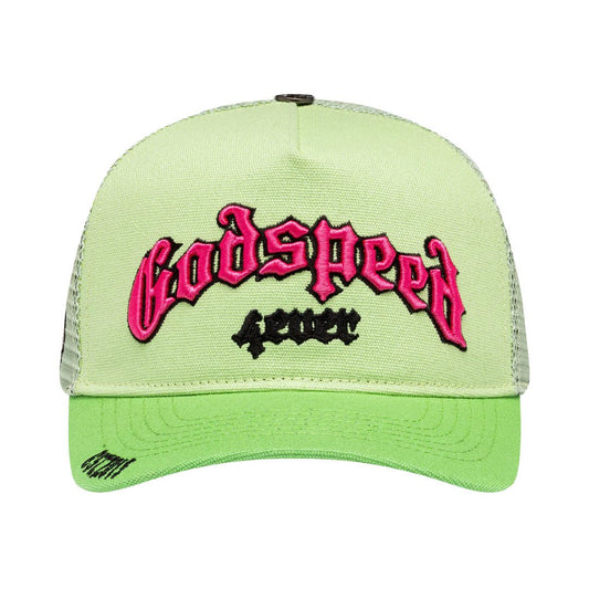 Godspeed Trucker Hat Lime Pink