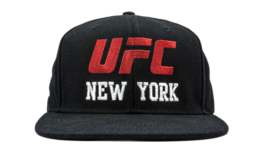 UFC New York Snapback Hat "Black / Red / White" VR42Z 005 UUFCNYR