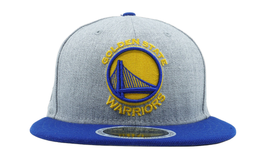 59FIFTY Golden State Warriors Western Conference Fitted Hat "Gray Denim / Blue - Brim" NE1125
