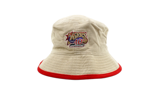 NBA Team Cord Bucket Hat "Philadelphia 76ers - Cream" BUCK1839 P76YYPPPCREA