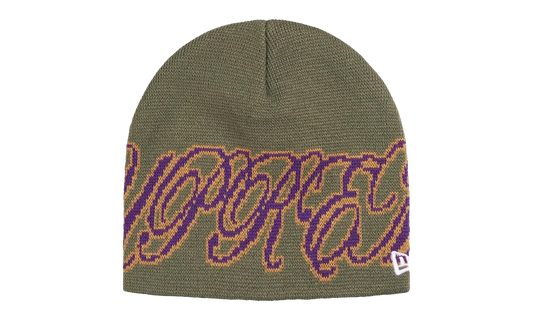 New Era Cursive Beanie "SS26 - Olive" SU27255