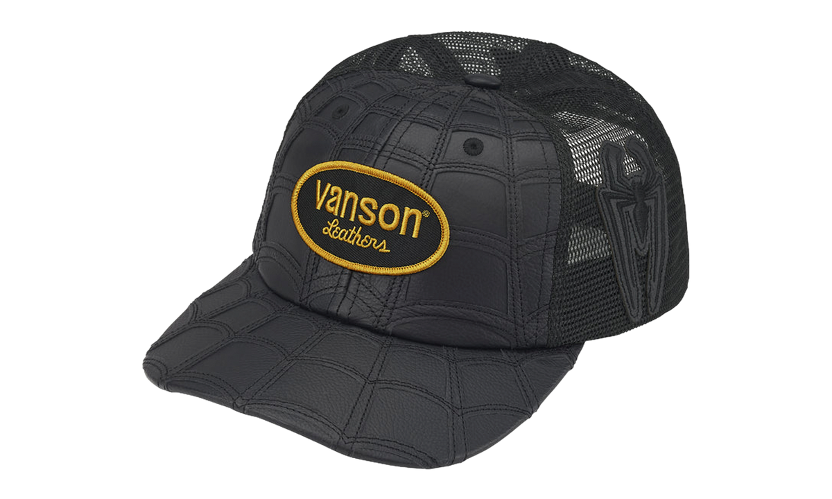 Vanson Leathers® Spider-Man Mesh Back 6-Panel "SS26 - Black" SU27752