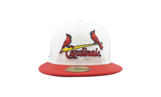 59FIFTY St. Louis Cardinals 125th Anniversary Fitted Hat "Cream / Red - Brim" NE1062