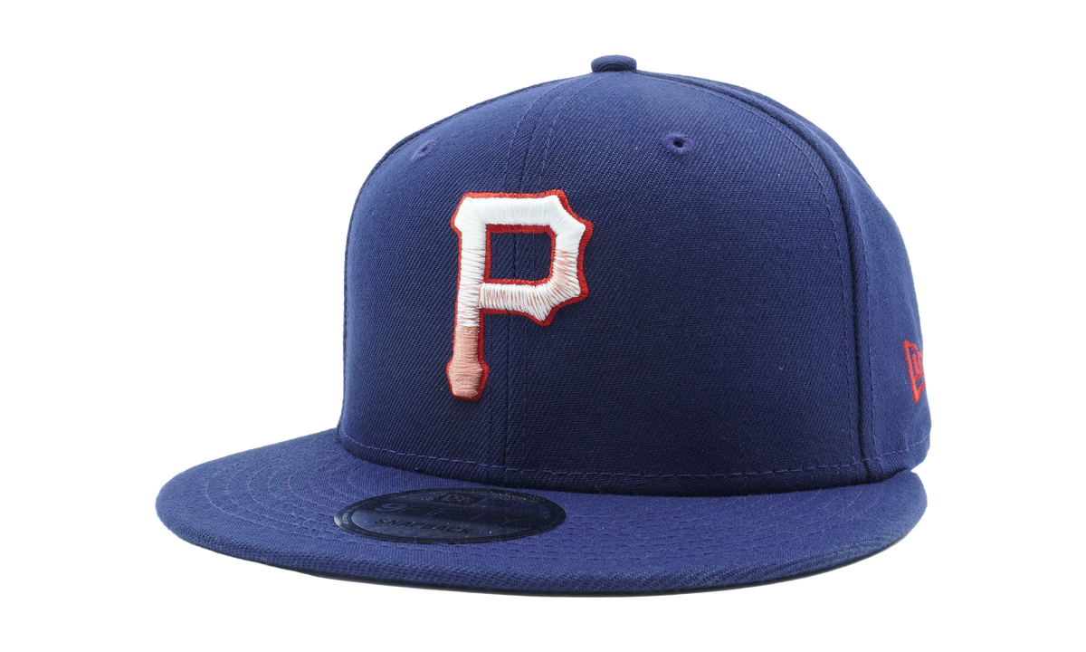 9FIFTY Pittsburgh Pirates Patriot Fade Snapback Hat "Navy" NE760