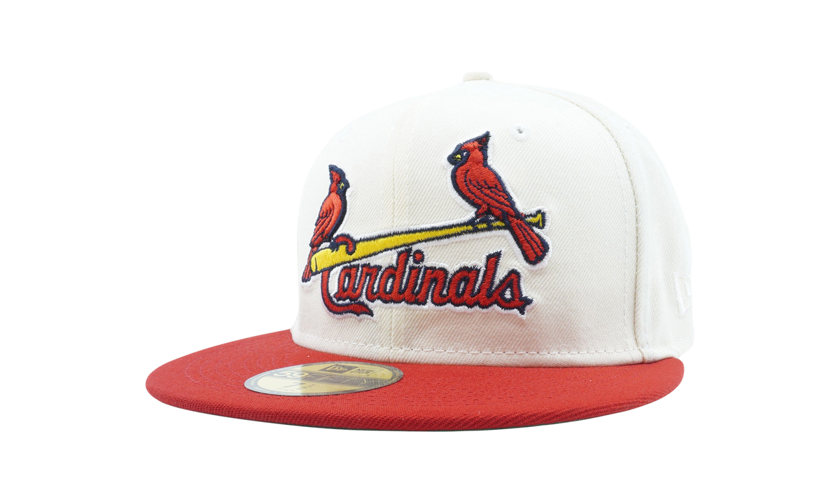 59FIFTY St. Louis Cardinals 125th Anniversary Fitted Hat "Cream / Red - Brim" NE1062