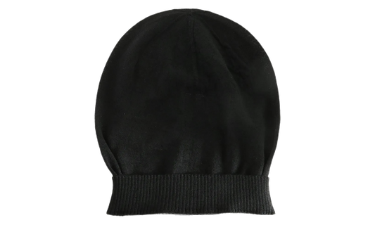 Ribbed-Trim Beanie "Black" RU02F4494 M 09