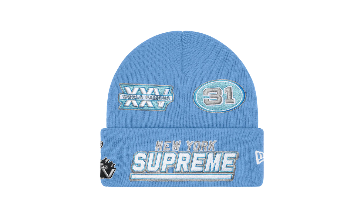 New Era Football Beanie "FW25 - Light Blue" SU26774