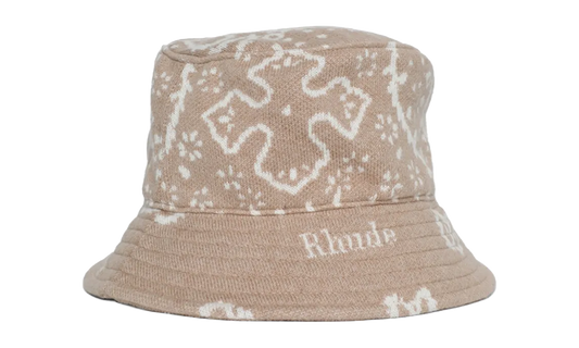 Intarsia Bucket Hat "Tan / Cream" RHPS24HA04973517 TCM
