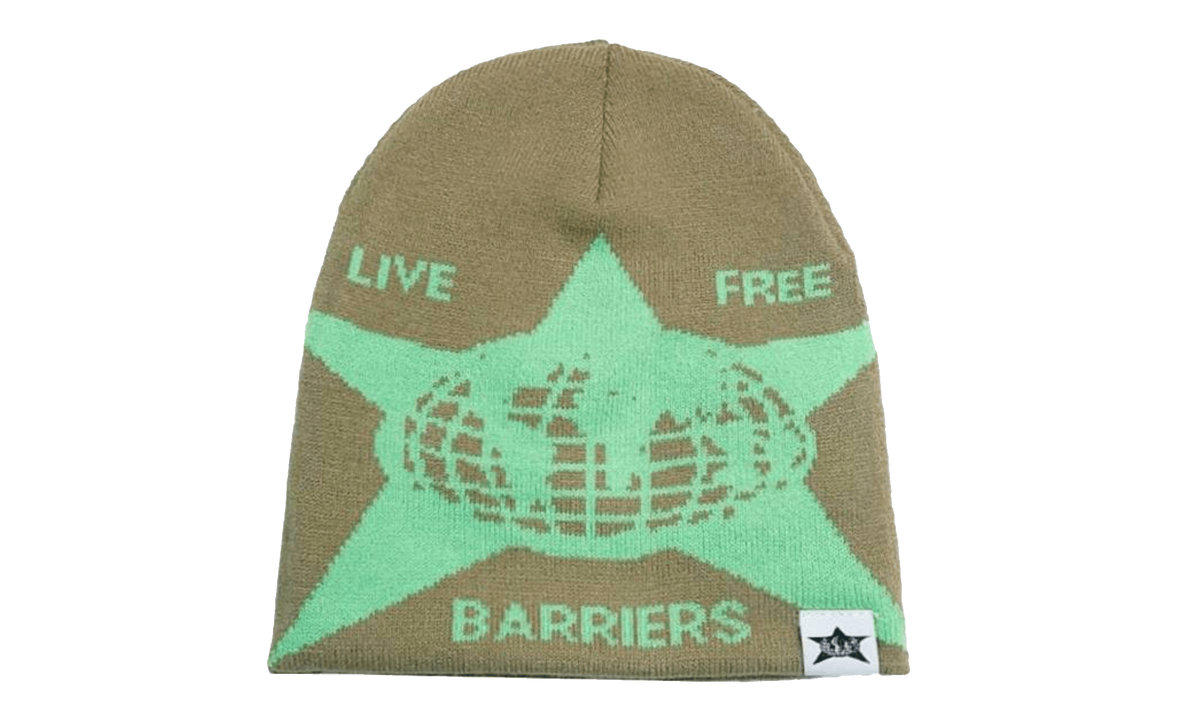 Live Free Beanie "Brown" BAR08